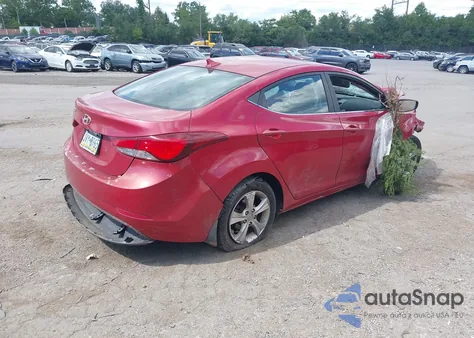 2016 Hyundai Elantra Value Edition из США, поврежденный, VIN KMHDH4AE6GU479597